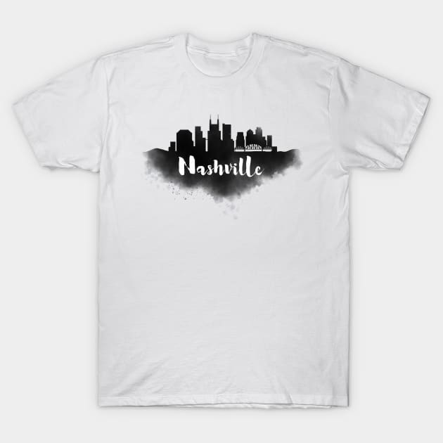 Nashville watercolor T-Shirt by kursatunsal